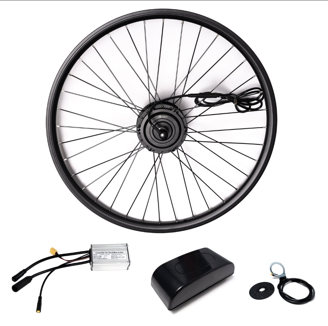 27.5" 36V 250W Front Wheel E-bike Conversion Kit, Road Legal